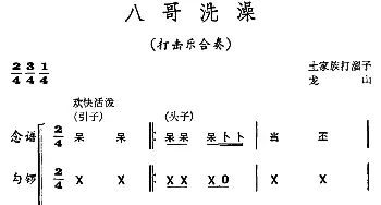 八哥洗澡(打击乐合奏)