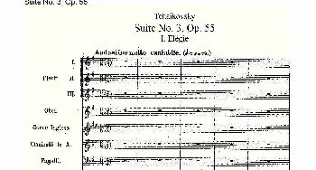 Suite No.3, Op.55 第三套曲,Op.55第一乐章