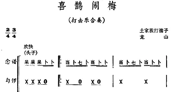 喜鹊闹梅(打击乐合奏)