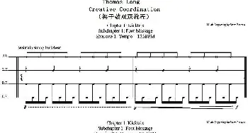 Thomas Lang - Creative Coordination(架子鼓双踩教程 P1—25)Thomas Lang(托马斯·朗）