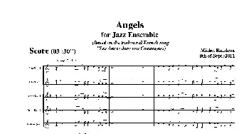 Angels for Jazz Ensemble(总谱)