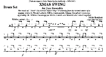 XMAS SWING(爵士鼓分谱)