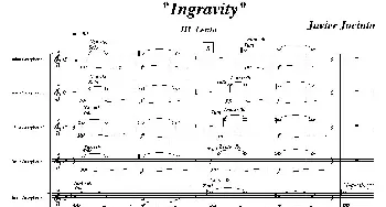 Ingravity(第三乐章)(总谱)  Javier Jacinto