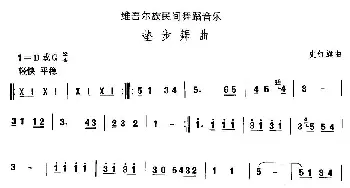 垫步舞(维吾尔族舞蹈)中国民族民间舞曲选  史红旗