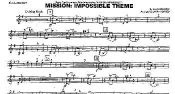 MISSION:IMPOSSIBLE THEME(分谱 单簧管)