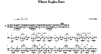 Where Eagles Dare(鼓谱)