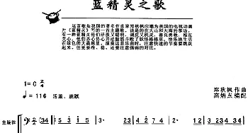 蓝精灵之歌(架子鼓·主旋律·鼓谱)郑秋枫作曲 高炳点