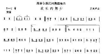 欢乐的舞(维吾尔族舞蹈)中国民族民间舞曲选  王延亭