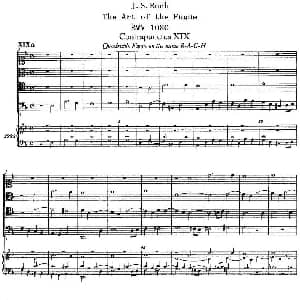 The Art of the Fugue BWV 1080 赋格的艺术 XIX 约翰.塞巴斯蒂安.巴赫