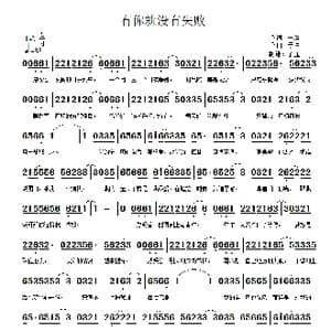 有你就没有失败_歌曲简谱_词曲:于洪 于洪