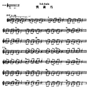 铁青马 冬不拉