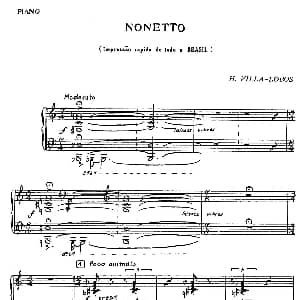Nonetto 钢琴谱