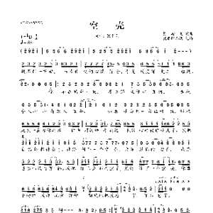 空壳_歌曲简谱_词曲:张瀚元 张瀚元