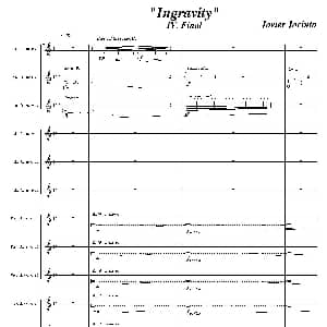 Ingravity 第四乐章 总谱 Javier Jacinto