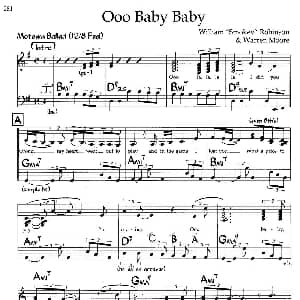 Ooo Baby Baby 钢琴谱