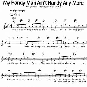 蓝调音乐:My Handy Man Ain't Handy Any More_外国歌谱