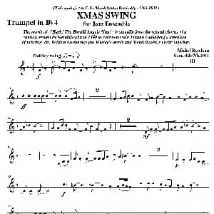 XMAS SWING 第四降B小号分谱