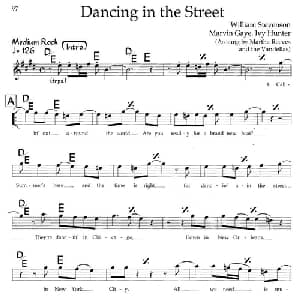 Dancing in the Street_外国歌谱