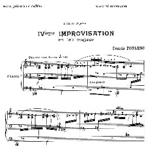 15 Improvisations 钢琴谱 弗朗西斯 普朗克