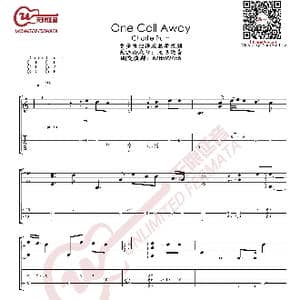 Andrew Foy 指弹吉他谱 One Call Away_歌谱投稿_词曲:Andrew Foy Andrew Foy