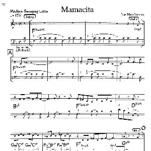 Mamacita 钢琴谱