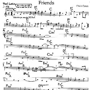 Friends 钢琴谱