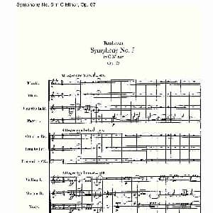 C小调第五交响曲 Op.67第一乐章