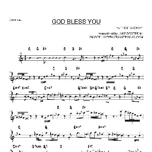 萨克斯谱 | God Bless You 次中音萨克斯