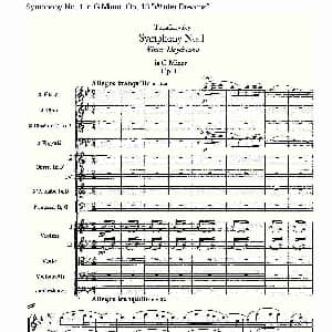G小调第一交响曲, Op.13 冬天的梦幻Op.13第一乐章 一