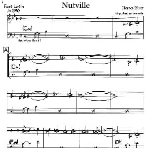 Nutville 钢琴谱