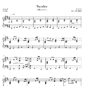 Sweden 钢琴谱