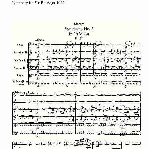 Symphony No.5 in Bb Major, K.22 Bb大调第五交响曲K.22