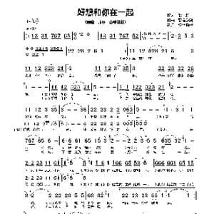 好想和你在一起_歌谱投稿