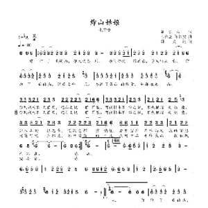 炸山姑娘_歌曲简谱_词曲:陈长安 七音盒 陈长安