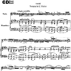 小提琴谱 | Violin Sonata No.6 in E major 小提琴 钢琴伴奏