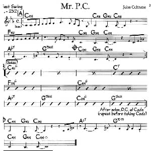 Mr.P.C. 钢琴谱