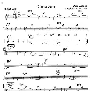 Caravan 钢琴谱