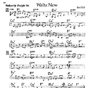 Waltz New 钢琴谱