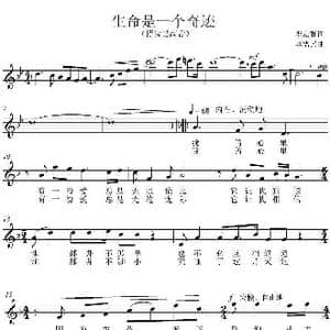 生命是一个奇迹_歌曲简谱