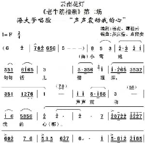 云南花灯 老牛筋相亲 第二场 海大爹唱腔 声声震动我的心 杨虎 谭祖云编剧 苏庆煌 袁留安编曲