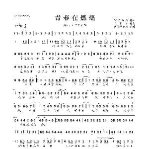 青春在燃烧_歌曲简谱_词曲:空中雄鹰 陈宇Y
