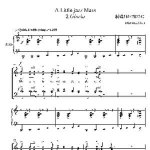 A Little jazz Mass合唱谱_歌谱投稿