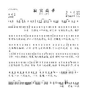 寂寞高手_歌曲简谱_词曲:李玉云 陈伟