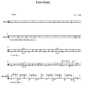 Love Story 鼓谱