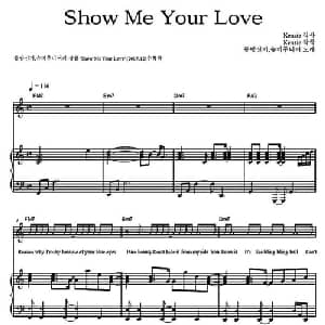 Show me your love_外国歌谱_词曲: 东方神起superjuior