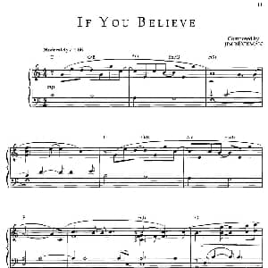 If You Beleve 钢琴谱 Jim Brickman 金布来克曼