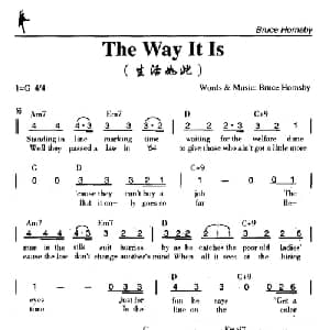 Way It Is,the_外国歌谱