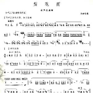 葫芦丝谱 | 梨花雨 李春华