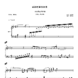 硒都恩施等你来_合唱歌谱_词曲:姚永庆 姚永庆