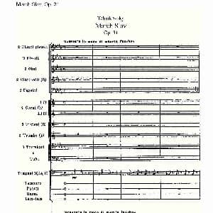 March Slav, Op.31 斯拉夫进行曲 Op.31 一